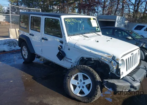 2018 Jeep Wrangler Jk Unlimited Sport S 4X4 from USA, damaged, VIN 1C4BJWDG8JL809570